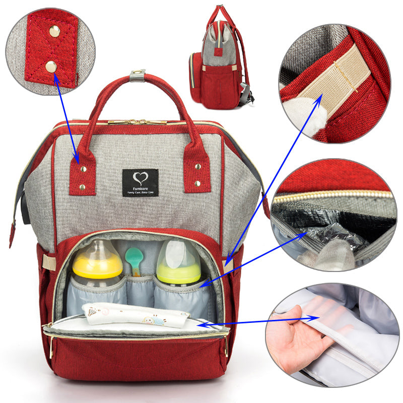 SMART TRAVEL DIAPER BAG - Womenwares.com