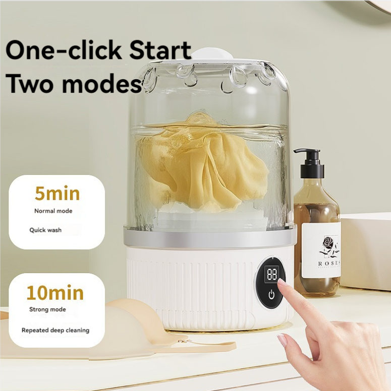 Portable Mini Travel Ultrasonic Washing Machine