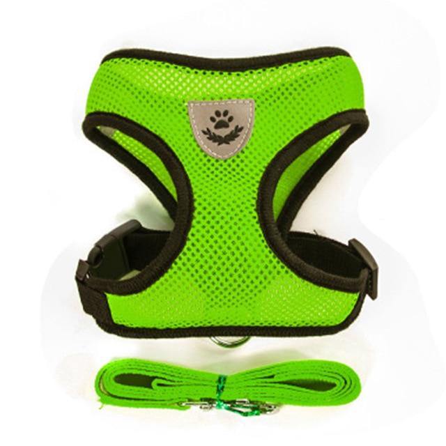 Breathable Small Dog Pet Harness and Leash Set - Womenwares.com