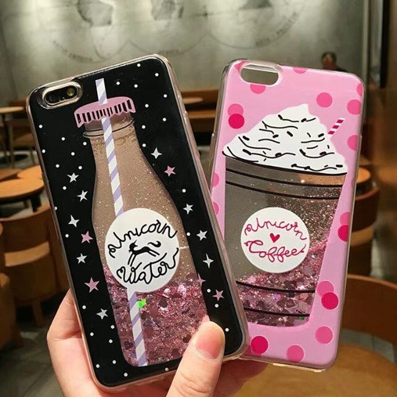 Love Heart Stars Glitter Stars Case For iPhone - Womenwares.com
