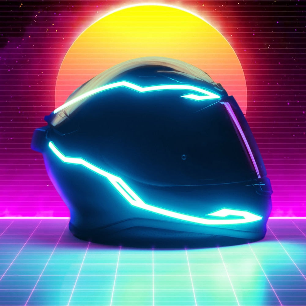 LED light Riding Signal Helmet - Womenwares.com