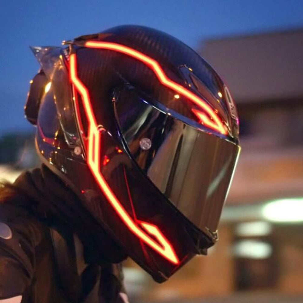 LED light Riding Signal Helmet - Womenwares.com