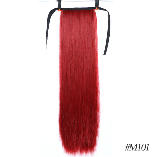 Straight Hair Extensions With Ponytail - Womenwares.com