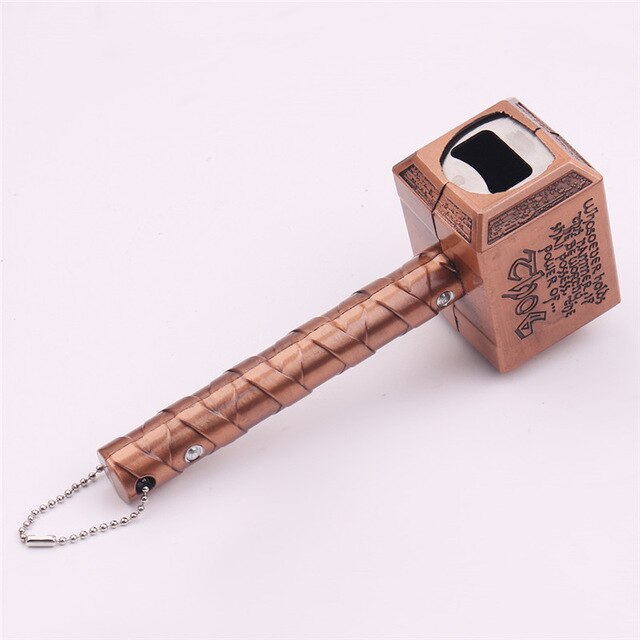 The Avengers Keychain Key Ring Thor Hammer Bottle Opener - Womenwares.com