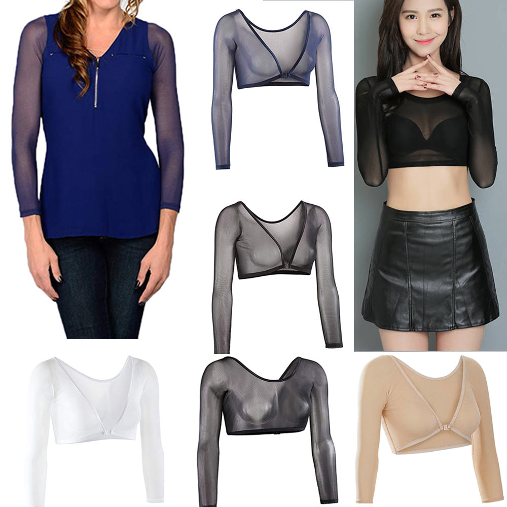 Slip-on Mesh Sleeves - Womenwares.com