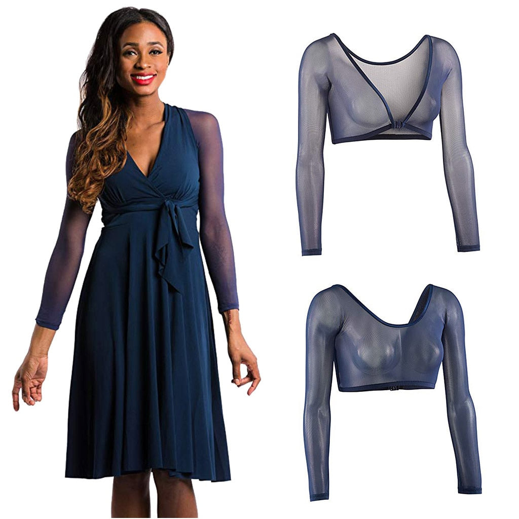 Slip-on Mesh Sleeves - Womenwares.com