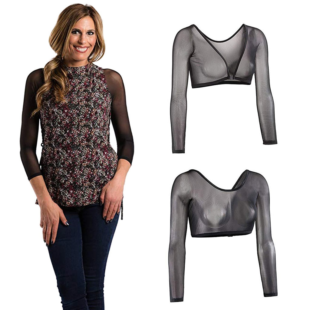 Slip-on Mesh Sleeves - Womenwares.com