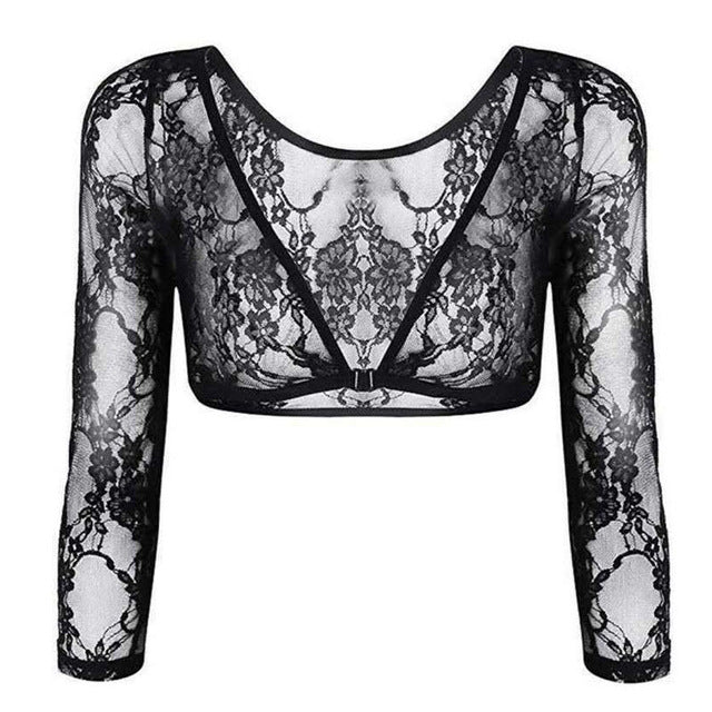 Slip-on Mesh Sleeves - Womenwares.com