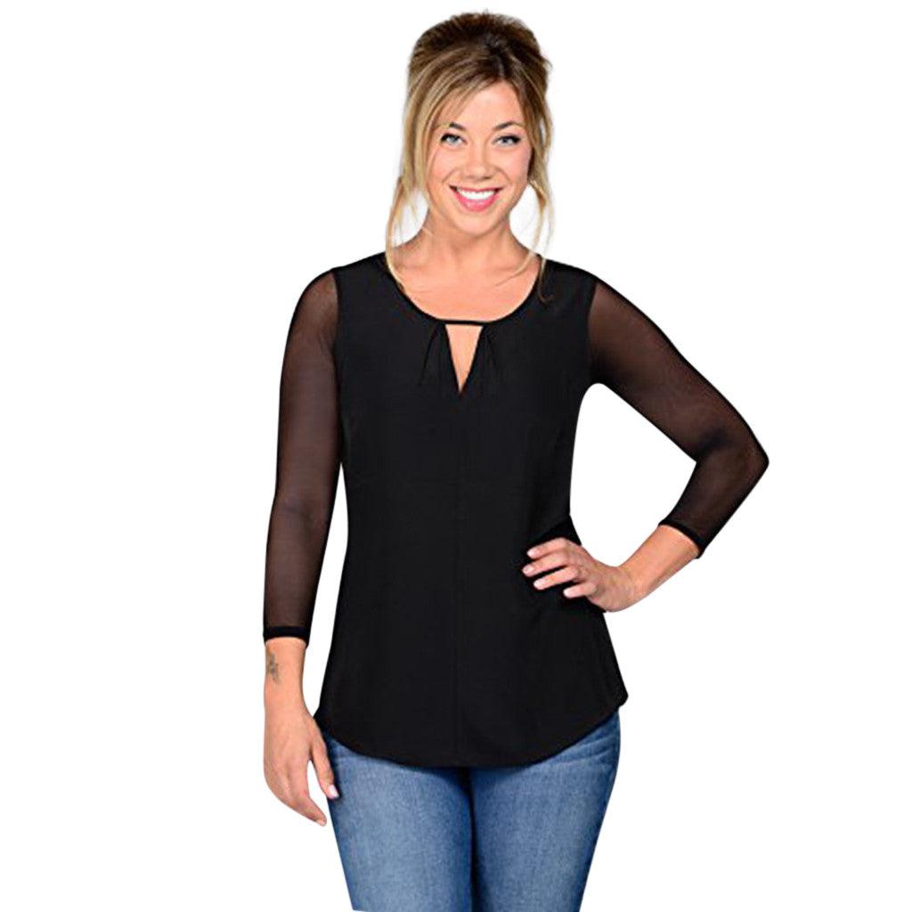 Slip-on Mesh Sleeves - Womenwares.com