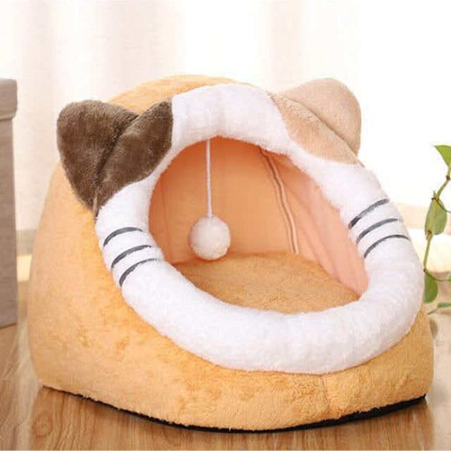 Pet Cat Bed Indoor Kitten House - Womenwares.com