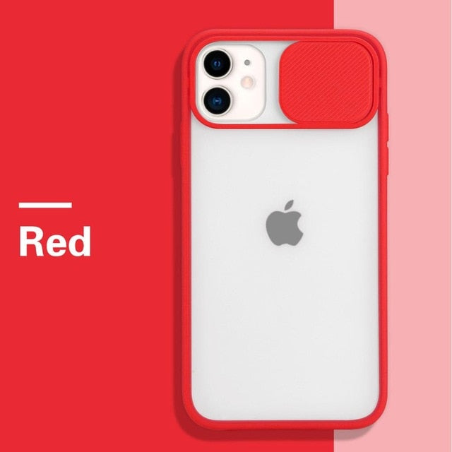 iphone 12 camera lens protector - red