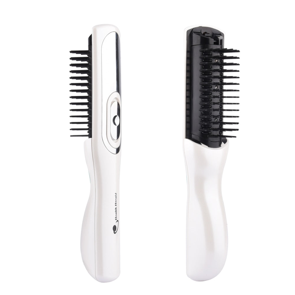 Laser infrared anti hair loss hair growth regrowth treatment massage comb - Womenwares.com
