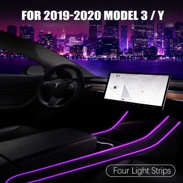 tesla model 3 ambient lighting kit