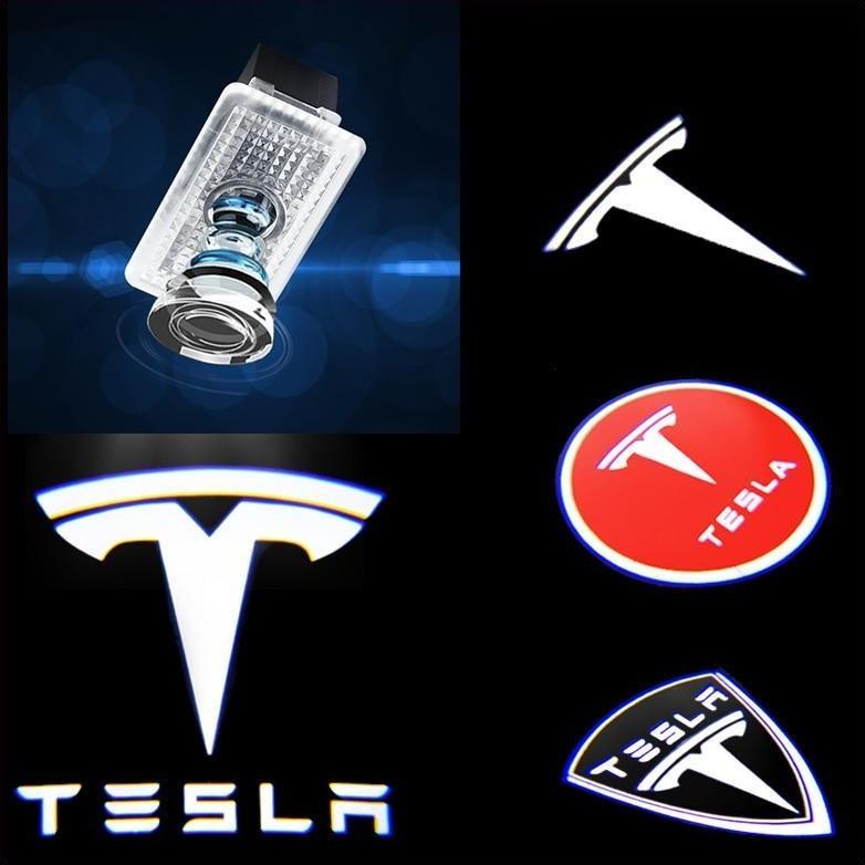 tesla model y puddle lights