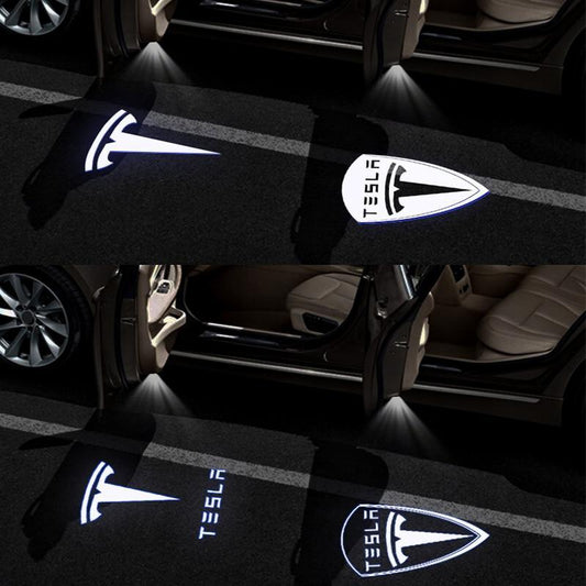 tesla model s puddle lights