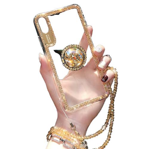 Glitter With Finger Ring Case For iPhone - Womenwares.com